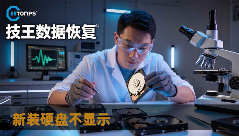 新装硬盘不显示