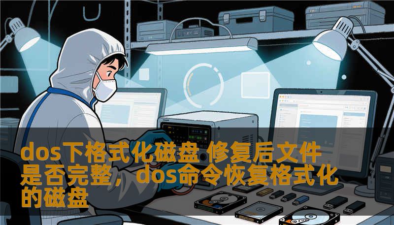 dos下格式化磁盘 修复后文件是否完整，dos命令恢复格式化的磁盘