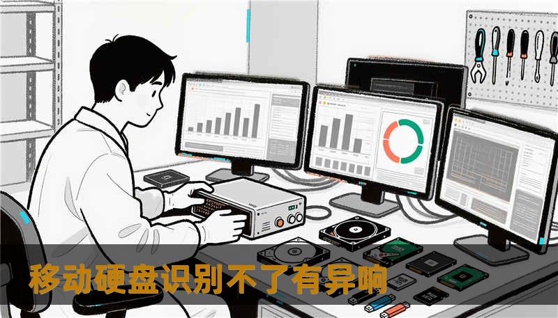 移动硬盘识别不了有异响