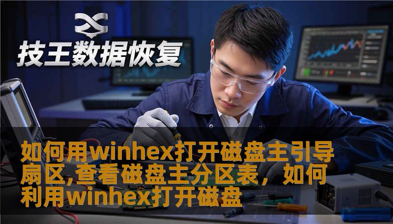 如何用winhex打开磁盘主引导扇区,查看磁盘主分区表，如何利用winhex打开磁盘