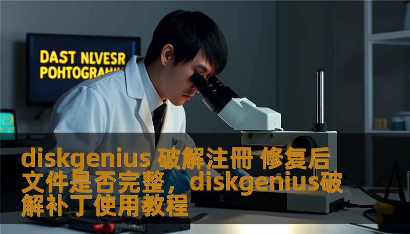 diskgenius 破解注冊 修复后文件是否完整，diskgenius破解补丁使用教程