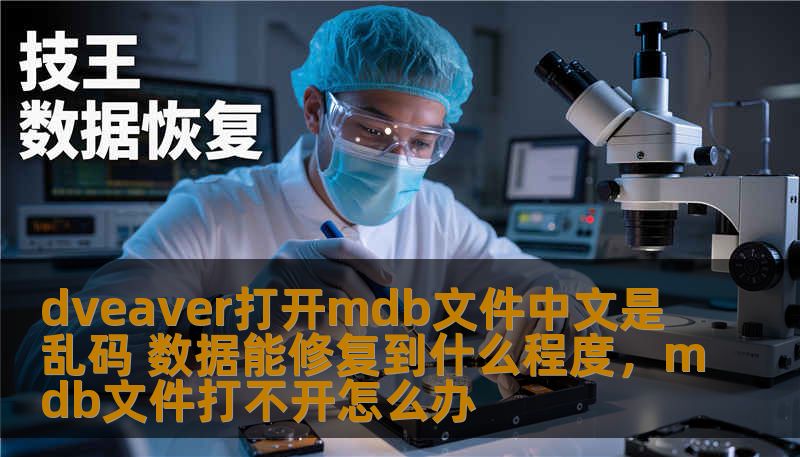dveaver打开mdb文件中文是乱码 数据能修复到什么程度，mdb文件打不开怎么办