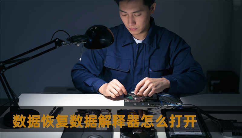数据恢复数据解释器怎么打开