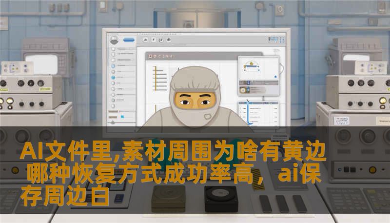 AI文件里,素材周围为啥有黄边 哪种恢复方式成功率高，ai保存周边白