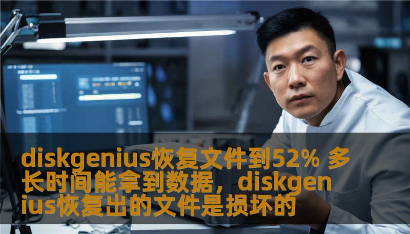 diskgenius恢复文件到52% 多长时间能拿到数据，diskgenius恢复出的文件是损坏的