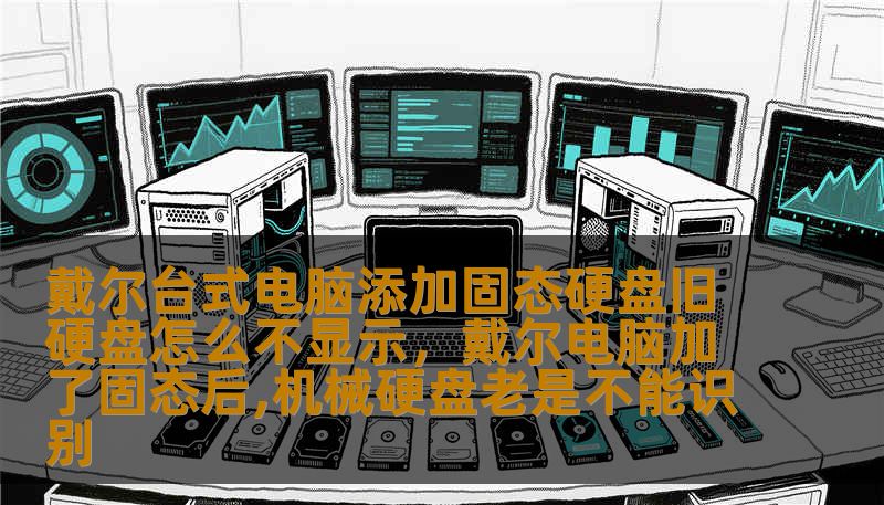 戴尔台式电脑添加固态硬盘旧硬盘怎么不显示，戴尔电脑加了固态后,机械硬盘老是不能识别