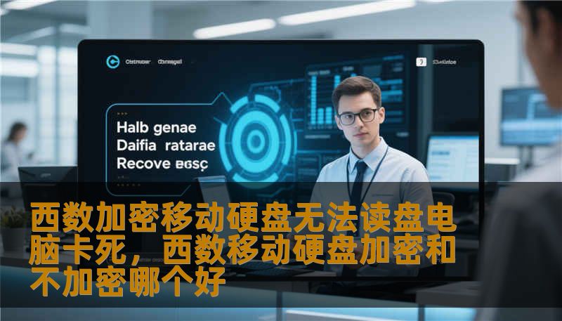 西数加密移动硬盘无法读盘电脑卡死，西数移动硬盘加密和不加密哪个好