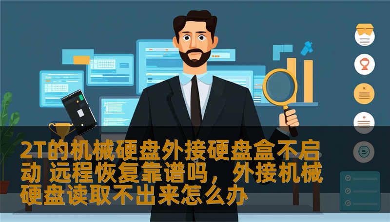 2T的机械硬盘外接硬盘盒不启动 远程恢复靠谱吗，外接机械硬盘读取不出来怎么办