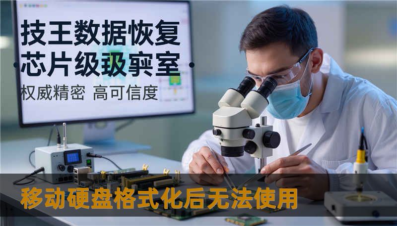 移动硬盘格式化后无法使用