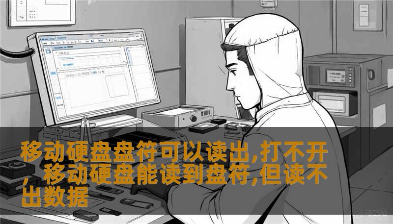 移动硬盘盘符可以读出,打不开，移动硬盘能读到盘符,但读不出数据