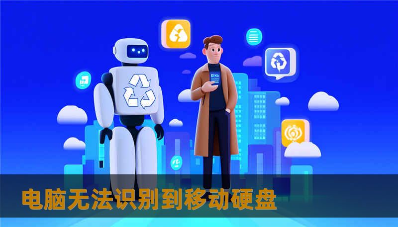 电脑无法识别到移动硬盘