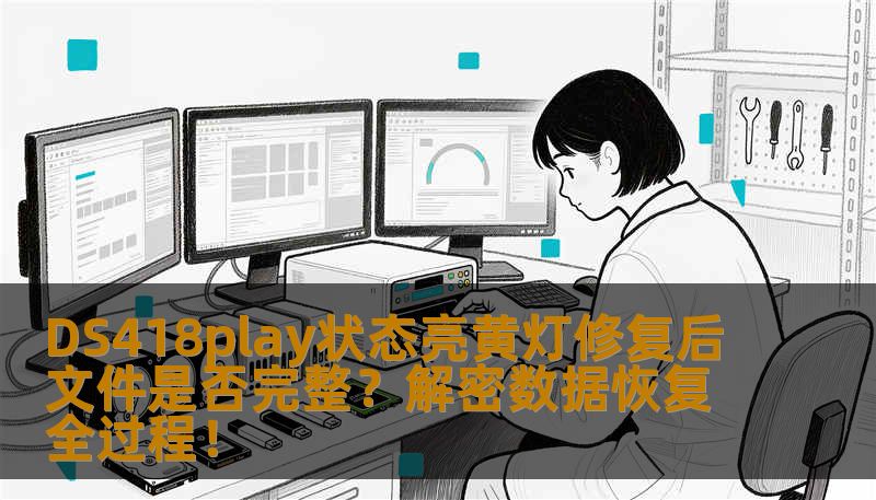 DS418play状态亮黄灯修复后文件是否完整？解密数据恢复全过程！