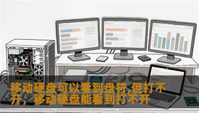 移动硬盘可以看到盘符,但打不开，移动硬盘能看到打不开