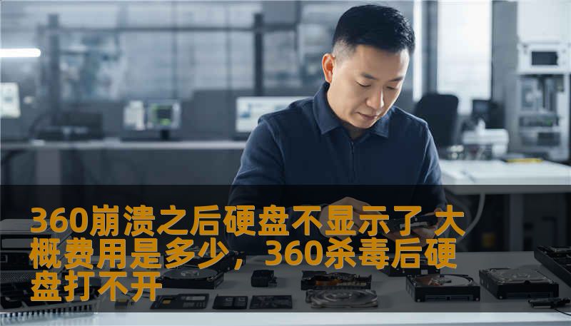 360崩溃之后硬盘不显示了 大概费用是多少，360杀毒后硬盘打不开