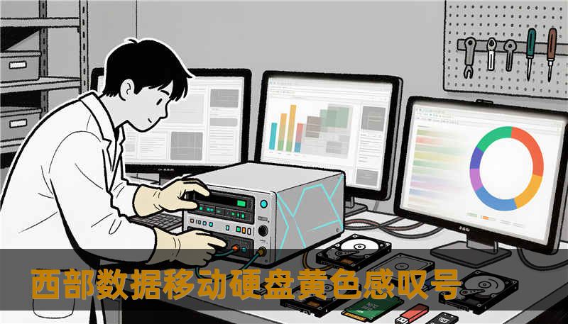 西部数据移动硬盘黄色感叹号