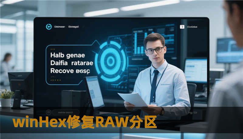 winHex修复RAW分区