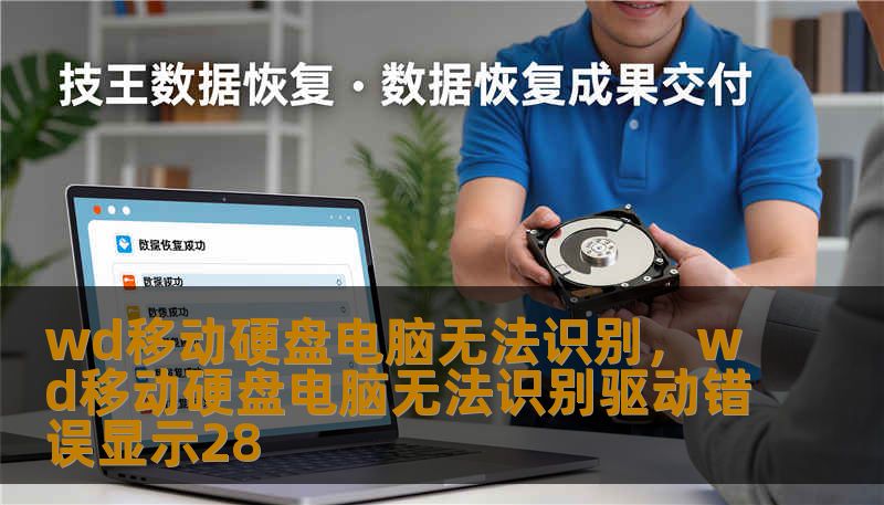 wd移动硬盘电脑无法识别，wd移动硬盘电脑无法识别驱动错误显示28