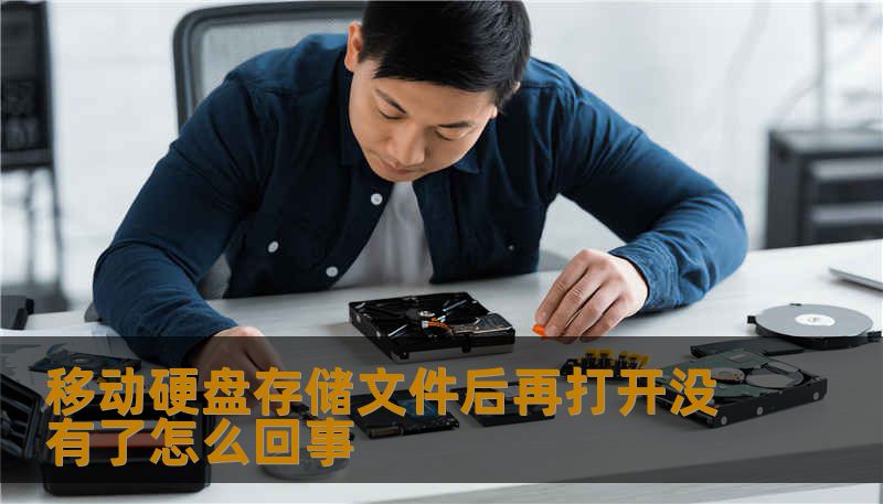 移动硬盘存储文件后再打开没有了怎么回事