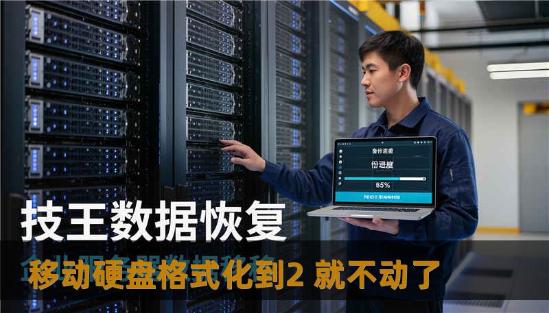 移动硬盘格式化到2 就不动了