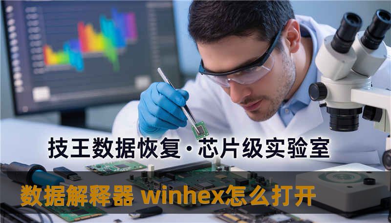 数据解释器 winhex怎么打开