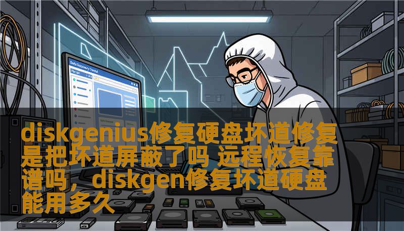 diskgenius修复硬盘坏道修复是把坏道屏蔽了吗 远程恢复靠谱吗，diskgen修复坏道硬盘能用多久