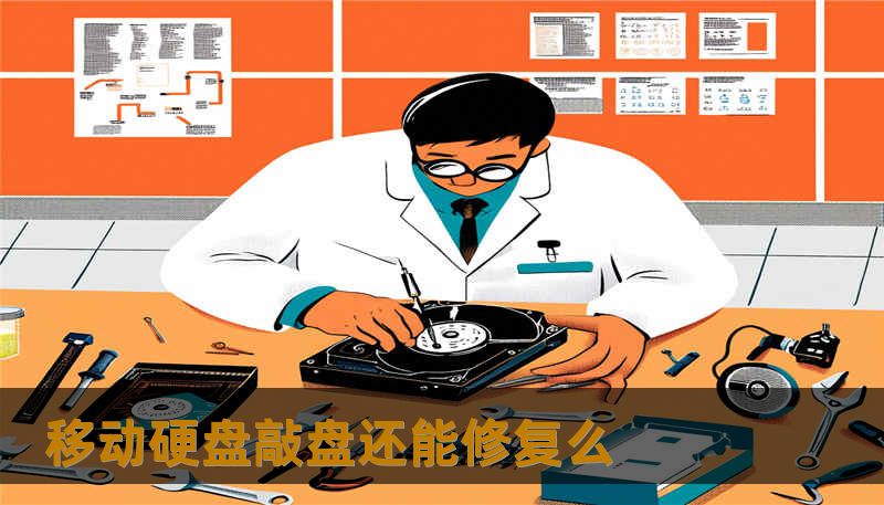 移动硬盘敲盘还能修复么