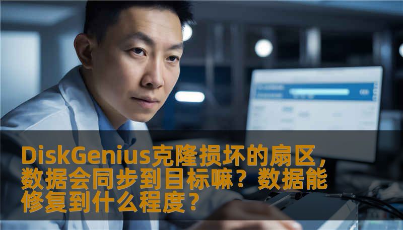 DiskGenius克隆损坏的扇区,数据会同步到目标嘛?数据能修复到什么程度? DiskGenius克隆损坏的扇区,数据会同步到目标嘛?数据能修复到什么程度?