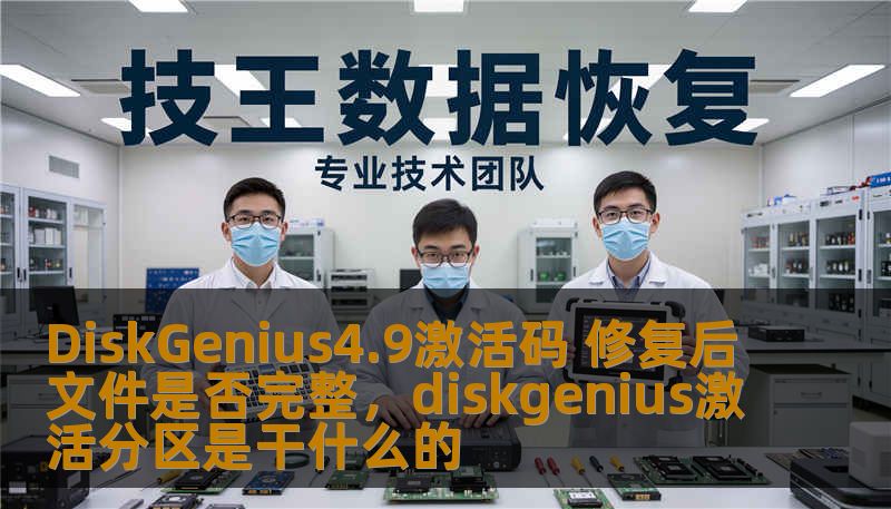 DiskGenius4.9激活码 修复后文件是否完整，diskgenius激活分区是干什么的