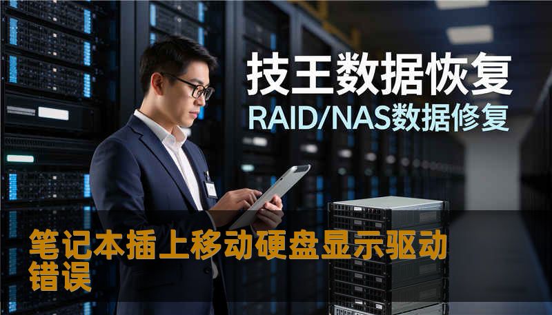 笔记本插上移动硬盘显示驱动错误