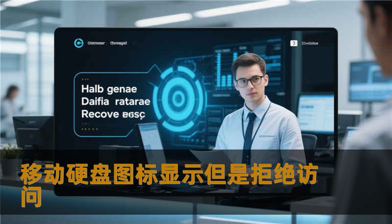 移动硬盘图标显示但是拒绝访问