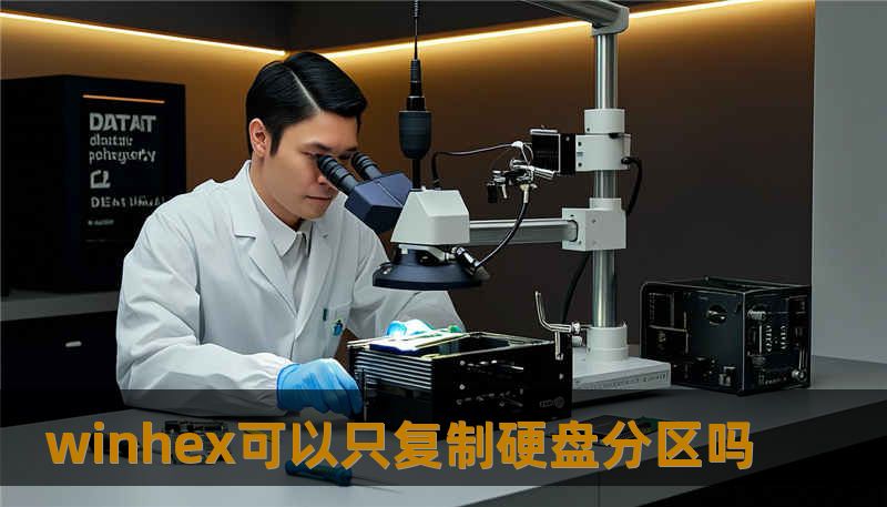 winhex可以只复制硬盘分区吗