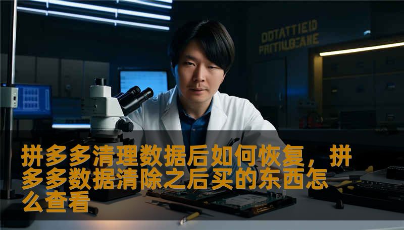 拼多多清理数据后如何恢复,拼多多数据清除之后买的东西怎么查看 拼多多清理数据后如何恢复,拼多多数据清除之后买的东西怎么查看