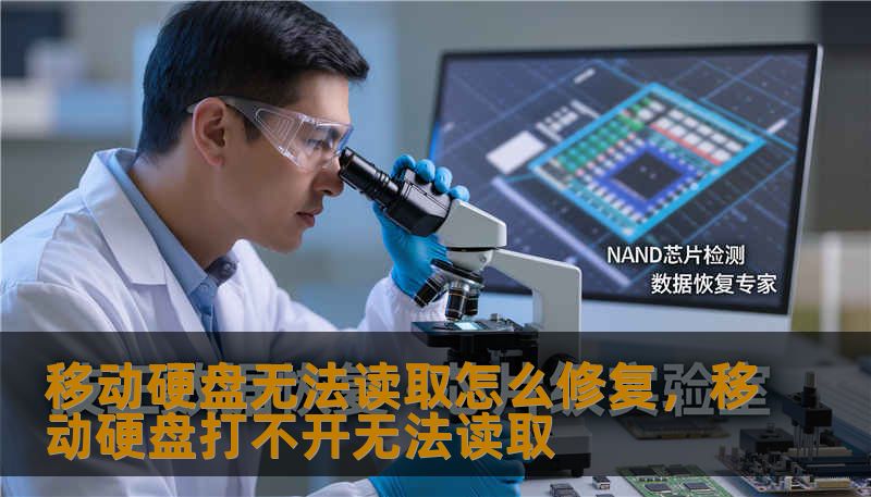 移动硬盘无法读取怎么修复，移动硬盘打不开无法读取