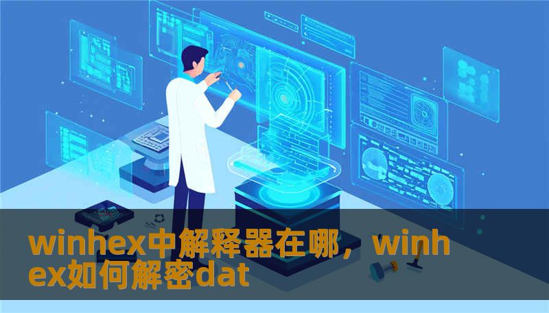 winhex中解释器在哪，winhex如何解密dat