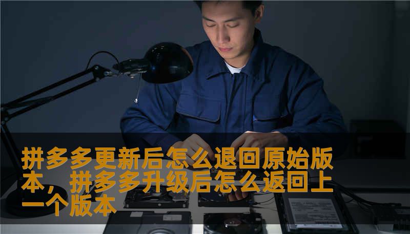 拼多多更新后怎么退回原始版本，拼多多升级后怎么返回上一个版本