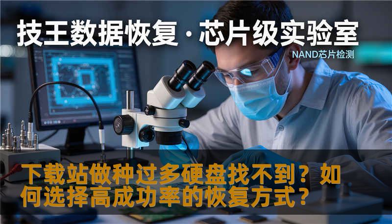 下载站做种过多硬盘找不到？如何选择高成功率的恢复方式？