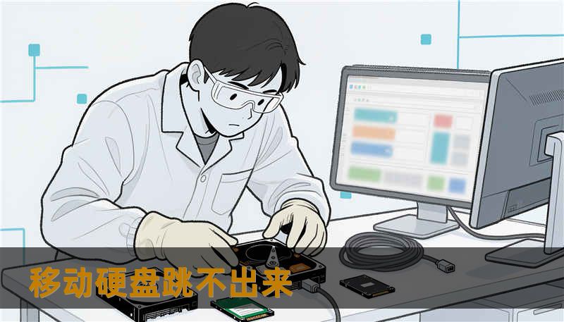 移动硬盘跳不出来