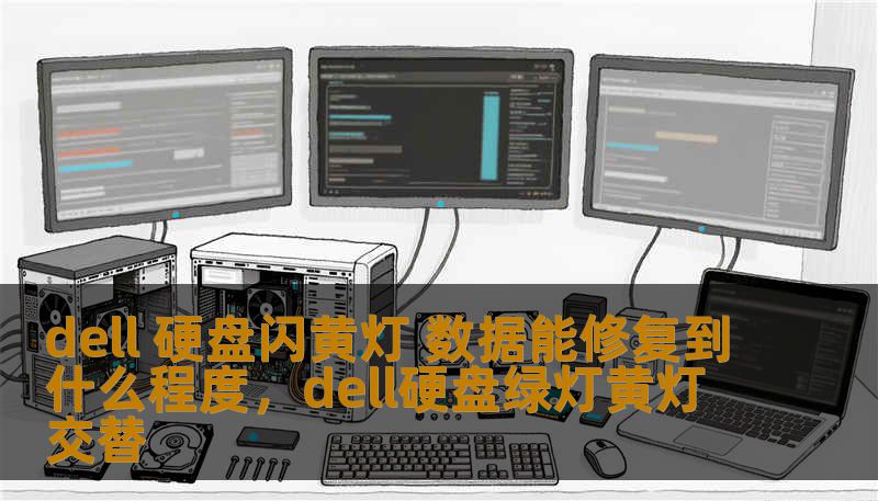 dell 硬盘闪黄灯 数据能修复到什么程度，dell硬盘绿灯黄灯交替