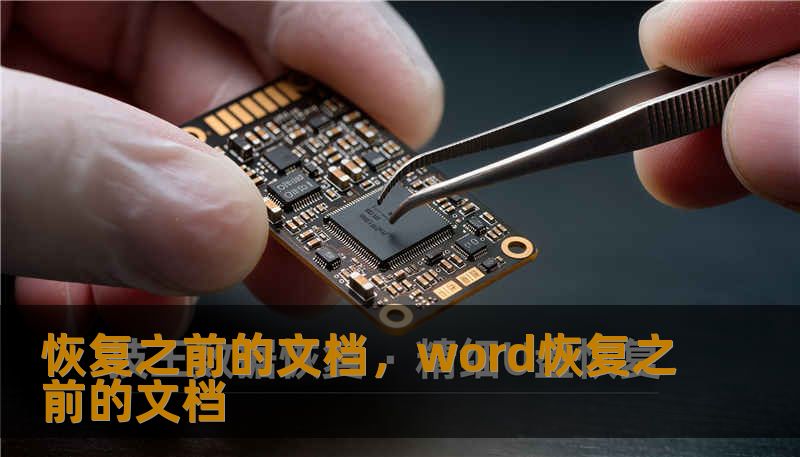 恢复之前的文档，word恢复之前的文档