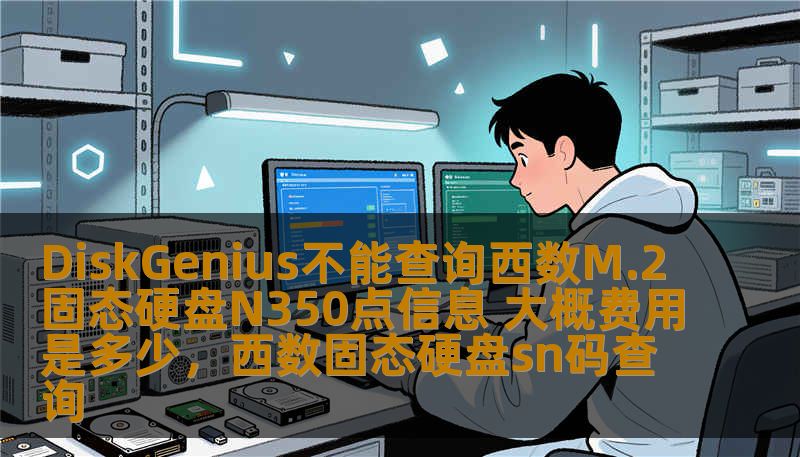 DiskGenius不能查询西数M.2固态硬盘N350点信息 大概费用是多少，西数固态硬盘sn码查询