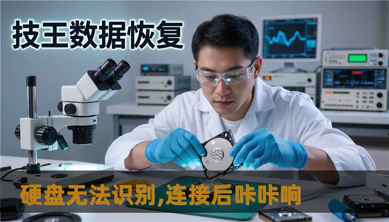 硬盘无法识别,连接后咔咔响