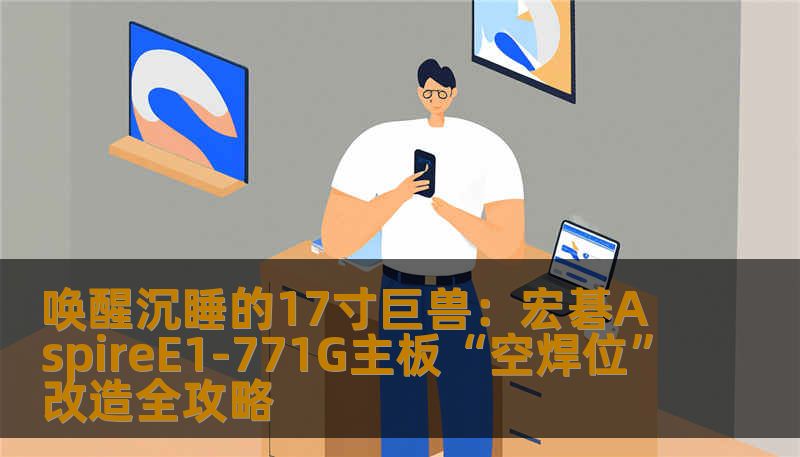 唤醒沉睡的17寸巨兽：宏碁AspireE1-771G主板“空焊位”改造全攻略