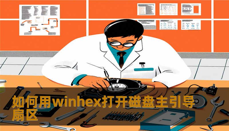 如何用winhex打开磁盘主引导扇区