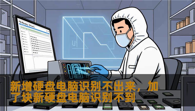 新增硬盘电脑识别不出来，加了块新硬盘电脑识别不到
