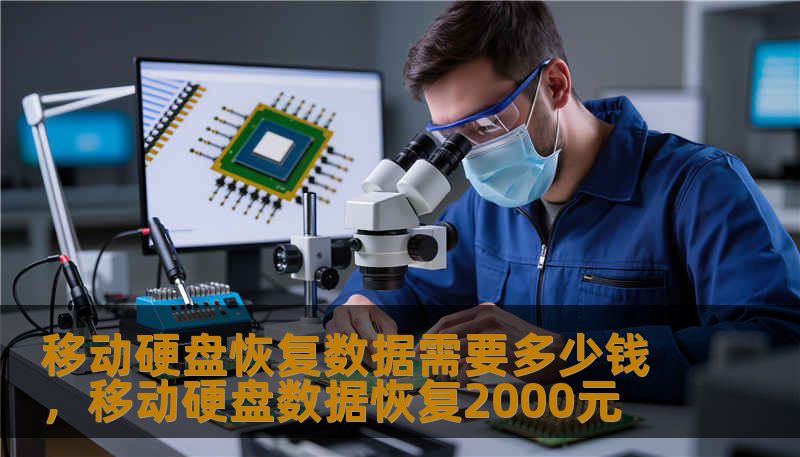 移动硬盘恢复数据需要多少钱，移动硬盘数据恢复2000元