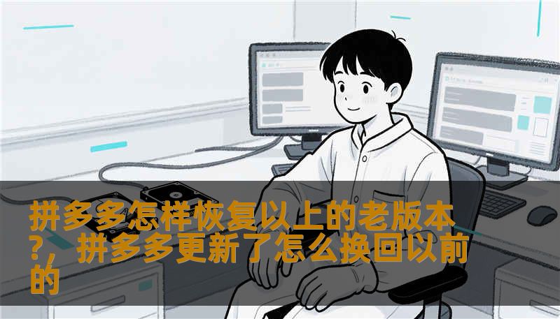 拼多多怎样恢复以上的老版本?，拼多多更新了怎么换回以前的