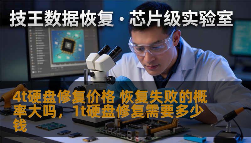 4t硬盘修复价格 恢复失败的概率大吗，1t硬盘修复需要多少钱