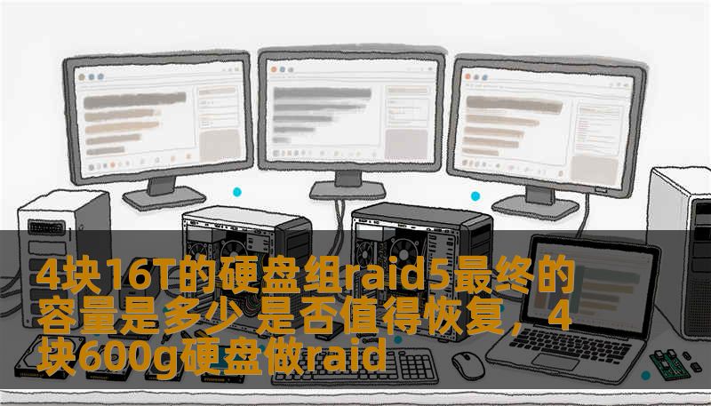 4块16T的硬盘组raid5最终的容量是多少 是否值得恢复，4块600g硬盘做raid