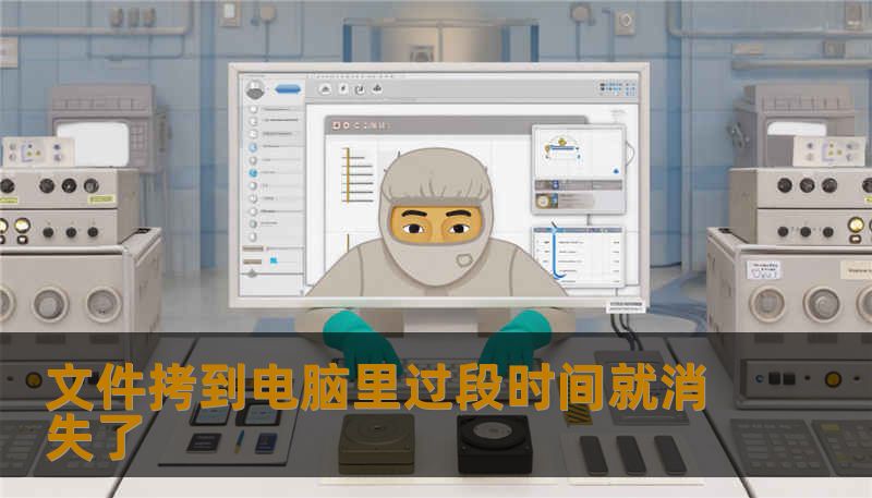 文件拷到电脑里过段时间就消失了