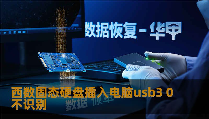 西数固态硬盘插入电脑usb3 0不识别
